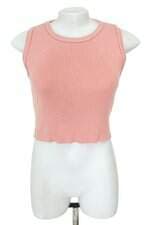 Cropeed em Tricô Rose 