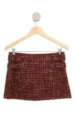 Saia MNG vermelha com forro