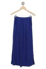 Saia longa feminina azul