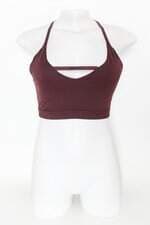 top esportivo nike feminino vermelho com bojo