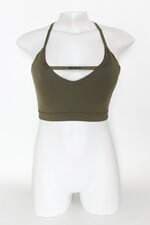 top esportivo nike feminino verde com bojo