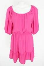 vestido amaro feminino rosa com forro
