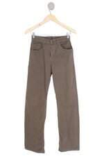 calça de sarja ville jack feminina marrom