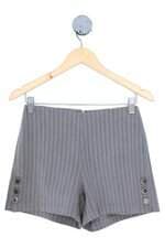 shorts renesse feminino cinza risca de giz