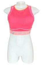 top esportivo caju brasil feminino rosa com bojo