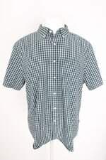 camisa nautica masculina verde xadrez