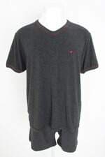 conjunto de pijama brooksfield masculino cinza