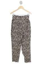 calça  Zara feminina estampada com cinto