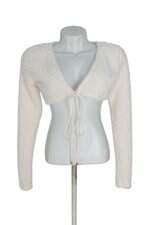 bolero feminino led off white