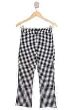 calça de tecido Zara feminina xadrez