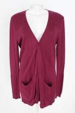 cardigan hit feminino vermelho