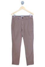 calça de sarja highstil masculina bege