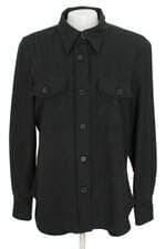 camisa Zara feminina preta