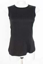blusa Dolce & Gabbana feminina preta com recortes