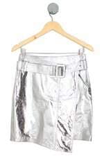 saia Cruise feminina prata com cinto