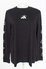 blusa Adidas feminina preta com silk