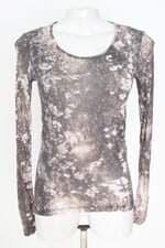 blusa borda barroca feminina estampada