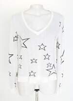 blusa pop up feminina branca com barra mullet