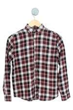 camisa crawling kids xadrez