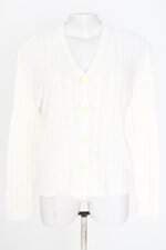 cardigan de tricô telepatia feminino off white 