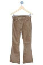 calça de tecido Levi'S feminina marrom