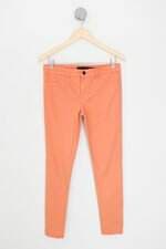 calça de sarja calvin klein jeans feminina laranja