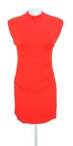 vestido Farm feminino laranja com drapeado