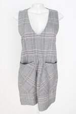 vestido carol farina feminino cinza