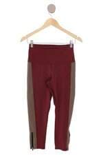 calça legging nola feminina bicolor com recortes