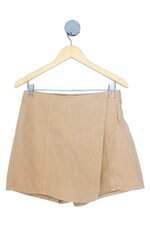 shorts saia C&A feminino bege