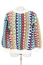 suéter natasha tricot  feminino colorido