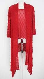 conjunto duas peças Mara Mac feminino vermelho