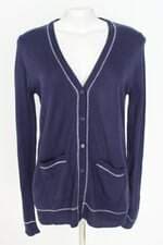 cardigan Canal feminino roxo