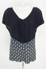 blusa Maria Filó feminina estampada com sobreposição