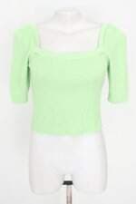 blusa cropped Renner feminina verde