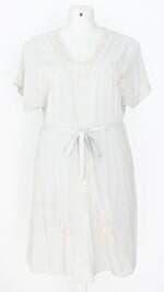 vestido anany feminino verde com bordado e forro