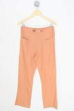 calça de tecido pink poá feminina laranja