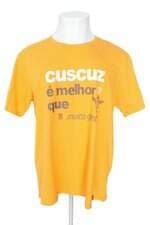 camiseta pissilone masculina amarela com silk