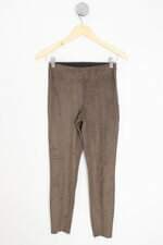 calça de tecido dudalina feminina cinza