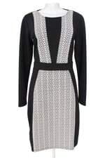 vestido rabusch feminino preto com recortes