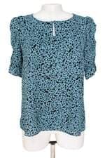 blusa doce flor feminina estampada