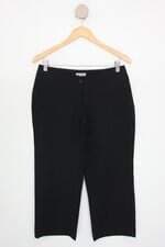 calça de tecido love apple feminina preta