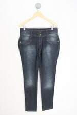 calça jeans 767  feminina cinza