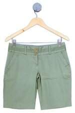bermuda de sarja Mob feminina verde