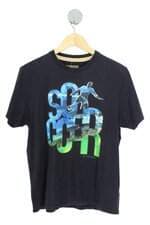 camiseta Brooksfield kids cinza com silk