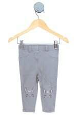 calça de sarja kids cinza