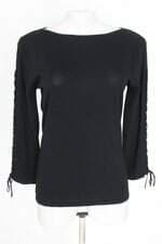 blusa de malha anemone feminina preta