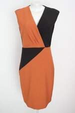 vestido Pa Concept feminino bicolor com forro