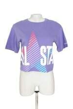 camiseta converse kids roxa com silk