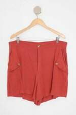 shorts doce trama feminino vermelho